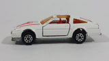 Vintage Majorette Nissan 300 ZX Turbo T-Top No. 241 White Die Cast Toy Car Vehicle with Opening Doors and Moving Headlights 1/62 Scale Made in France - Treasure Valley Antiques & Collectibles