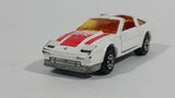 Vintage Majorette Nissan 300 ZX Turbo T-Top No. 241 White Die Cast Toy Car Vehicle with Opening Doors and Moving Headlights 1/62 Scale Made in France - Treasure Valley Antiques & Collectibles
