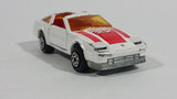 Vintage Majorette Nissan 300 ZX Turbo T-Top No. 241 White Die Cast Toy Car Vehicle with Opening Doors and Moving Headlights 1/62 Scale Made in France - Treasure Valley Antiques & Collectibles