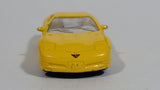 Welly 1999 Chevrolet Corvette Yellow 1/60 Scale No. 2023 Die Cast Toy Car Vehicle