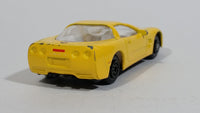 Welly 1999 Chevrolet Corvette Yellow 1/60 Scale No. 2023 Die Cast Toy Car Vehicle