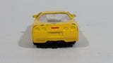 Welly 1999 Chevrolet Corvette Yellow 1/60 Scale No. 2023 Die Cast Toy Car Vehicle