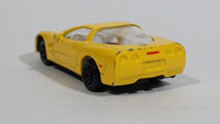 Welly 1999 Chevrolet Corvette Yellow 1/60 Scale No. 2023 Die Cast Toy Car Vehicle