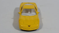 Welly 1999 Chevrolet Corvette Yellow 1/60 Scale No. 2023 Die Cast Toy Car Vehicle