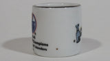 NHL Stanley Cup Crazy Mini Mug Edmonton Oilers 1984 Champs W/ Opponent & Score - Treasure Valley Antiques & Collectibles