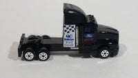 Rare High Speed Ford Racing Ford Credit Quality Care Semi Tractor Truck Rig Black Die Cast Toy Car Vehicle - Treasure Valley Antiques & Collectibles