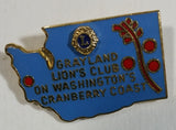 Vintage Grayland Lions Club On Washington's Cranberry Coast Lion's Club Pin