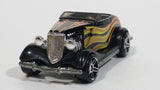 2000 Hot Wheels '33 Ford Roadster Black with Flames Die Cast Toy Car Vehicle