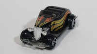 2000 Hot Wheels '33 Ford Roadster Black with Flames Die Cast Toy Car Vehicle