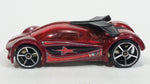 2007 Hot Wheels Track Stars Iridium Dark Red Die Cast Toy Car Vehicle - Treasure Valley Antiques & Collectibles