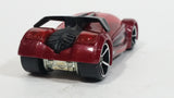 2007 Hot Wheels Track Stars Iridium Dark Red Die Cast Toy Car Vehicle - Treasure Valley Antiques & Collectibles