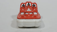 2013 Matchbox Heroic Rescue Amphi Flyer Orange White Die Cast Toy Watercraft Boat Vehicle