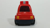 Rare Hard to Find 1991 Tomy Red Fire Chief Pull Back Friction Motorized Plastic Toy Car Vehicle with Moving Head - Treasure Valley Antiques & Collectibles