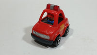 Rare Hard to Find 1991 Tomy Red Fire Chief Pull Back Friction Motorized Plastic Toy Car Vehicle with Moving Head - Treasure Valley Antiques & Collectibles