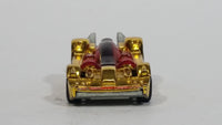 2010 Hot Wheels Tooligan Gold Chrome Red Die Cast Toy Tool Wrench Car Vehicle