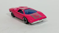 Unknown Brand Luxury Exotic Hot Pink #7 Sports Car #675 Die Cast Toy Vehicle - Treasure Valley Antiques & Collectibles