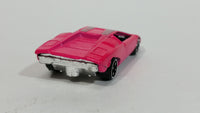 Unknown Brand Luxury Exotic Hot Pink #7 Sports Car #675 Die Cast Toy Vehicle - Treasure Valley Antiques & Collectibles