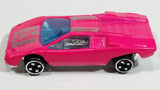 Unknown Brand Luxury Exotic Hot Pink #7 Sports Car #675 Die Cast Toy Vehicle - Treasure Valley Antiques & Collectibles