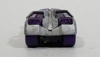 2005 Hot Wheels AcceleRacers Silencerz Iridium Metalflake Silver and Purple Die Cast Toy Car Vehicle