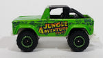 2012 Matchbox Ford Bronco 4x4 - 1972 Jungle Adventure Tours Bright Green with Black Top Die Cast Toy Car Vehicle