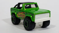 2012 Matchbox Ford Bronco 4x4 - 1972 Jungle Adventure Tours Bright Green with Black Top Die Cast Toy Car Vehicle