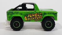 2012 Matchbox Ford Bronco 4x4 - 1972 Jungle Adventure Tours Bright Green with Black Top Die Cast Toy Car Vehicle