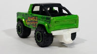 2012 Matchbox Ford Bronco 4x4 - 1972 Jungle Adventure Tours Bright Green with Black Top Die Cast Toy Car Vehicle