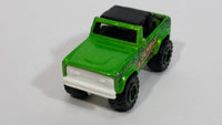 2012 Matchbox Ford Bronco 4x4 - 1972 Jungle Adventure Tours Bright Green with Black Top Die Cast Toy Car Vehicle