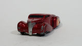 2004 Hot Wheels Crooze Ooz Coupe Red with Flames Die Cast Toy Car Vehicle