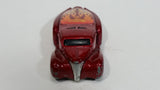 2004 Hot Wheels Crooze Ooz Coupe Red with Flames Die Cast Toy Car Vehicle