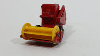 Vintage Lesney Products Matchbox Series Claas Combine Harvester Red No. 65 Die Cast Toy Farming Machinery Equipment Vehicle