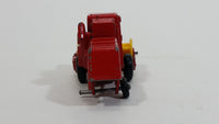 Vintage Lesney Products Matchbox Series Claas Combine Harvester Red No. 65 Die Cast Toy Farming Machinery Equipment Vehicle