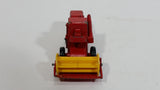 Vintage Lesney Products Matchbox Series Claas Combine Harvester Red No. 65 Die Cast Toy Farming Machinery Equipment Vehicle