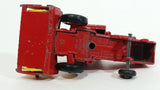 Vintage Lesney Products Matchbox Series Claas Combine Harvester Red No. 65 Die Cast Toy Farming Machinery Equipment Vehicle