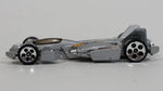 2001 Hot Wheels First Editions Jet Threat 3.0 Grey Die Cast Toy Race Car Vehicle