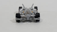 2001 Hot Wheels First Editions Jet Threat 3.0 Grey Die Cast Toy Race Car Vehicle