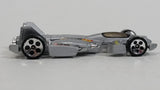 2001 Hot Wheels First Editions Jet Threat 3.0 Grey Die Cast Toy Race Car Vehicle