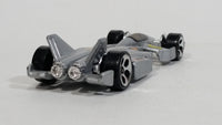 2001 Hot Wheels First Editions Jet Threat 3.0 Grey Die Cast Toy Race Car Vehicle