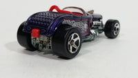 2001 Hot Wheels Skull and Crossbones Deuce Roadster Purple Die Cast Toy Hot Rod Car Vehicle - Treasure Valley Antiques & Collectibles