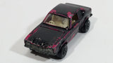 Vintage 1970 Lesney Products Matchbox Superfast Ford Capri Magenta Pink Painted Black No. 54 Die Cast Toy Car Vehicle with Opening Hood