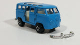 Very Rare HTF Vintage PlayArt Volkswagen VW Station Wagon Van Bus Blue Die Cast Toy Car Vehicle