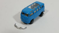 Very Rare HTF Vintage PlayArt Volkswagen VW Station Wagon Van Bus Blue Die Cast Toy Car Vehicle