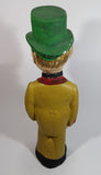 Antique 1940s Charlie McCarthy Ventriloquist Top Hat Man Chalkware Decor 16" Tall