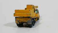 Vintage Lesney Products Matchbox Series Dodge Crane Truck Yellow No. 63 Die Cast Toy Car Construction Machinery Building Equipment Vehicle