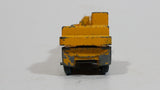 Vintage Lesney Products Matchbox Series Dodge Crane Truck Yellow No. 63 Die Cast Toy Car Construction Machinery Building Equipment Vehicle