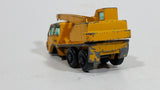 Vintage Lesney Products Matchbox Series Dodge Crane Truck Yellow No. 63 Die Cast Toy Car Construction Machinery Building Equipment Vehicle