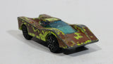 Vintage 1970s TinToys W.T. 238A "Red Shadow" Lime Green Die Cast Toy Sports Car Vehicle - Hong Kong