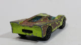 Vintage 1970s TinToys W.T. 238A "Red Shadow" Lime Green Die Cast Toy Sports Car Vehicle - Hong Kong