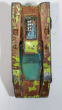 Vintage 1970s TinToys W.T. 238A "Red Shadow" Lime Green Die Cast Toy Sports Car Vehicle - Hong Kong