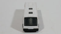 2015 Matchbox City Works City Bus White Plastic Die Cast Toy Car Vehicle